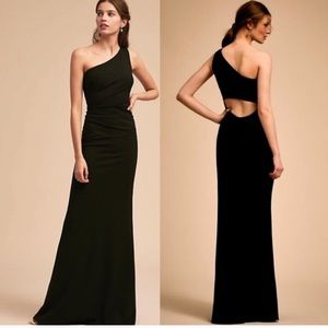 Black Katie May/BHLDN evening gown